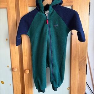L.L. Bean Kids' fleece bunting outerwear suit